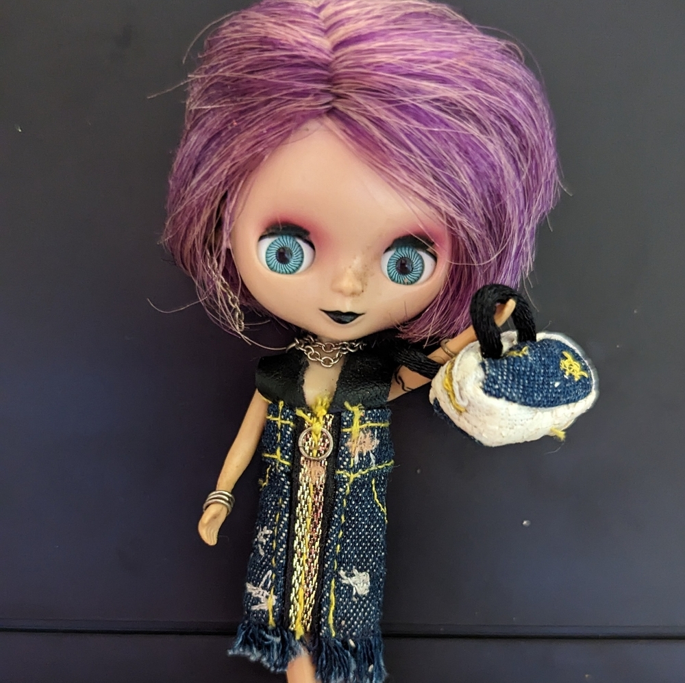 Takara Hasbro Petite Blythe Splash and Sammy Spirit & Spice, Redressed